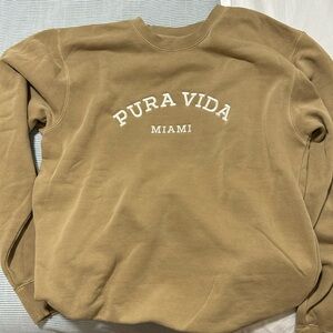 Pura Vida Miami oversized crew neck sweatshirt